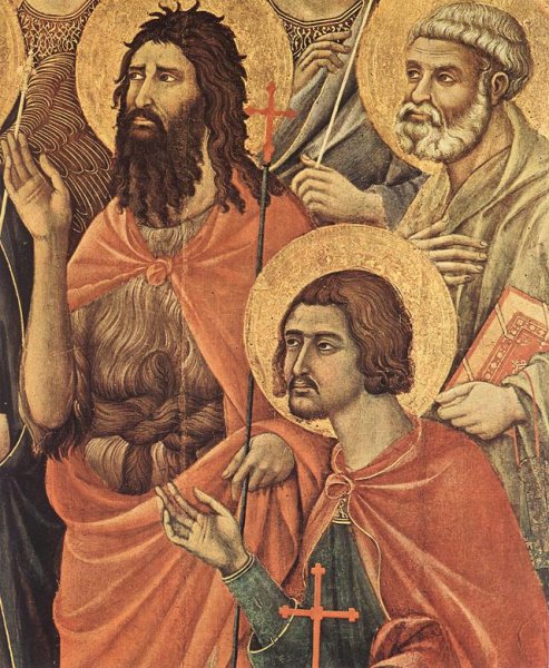 Maestà (detail 6) 1308-11