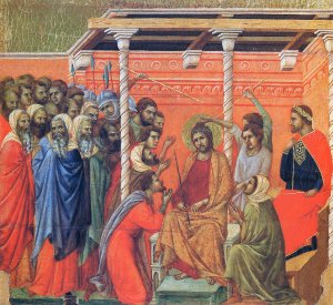 Christ preaches the Apostles